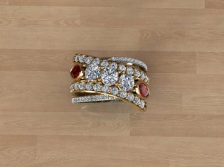 Custom jewelry piece by Peter Franklin
