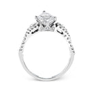Marquise - Cut Halo Engagement Ring In 18k Gold With Diamonds - Simon G. Jewelry