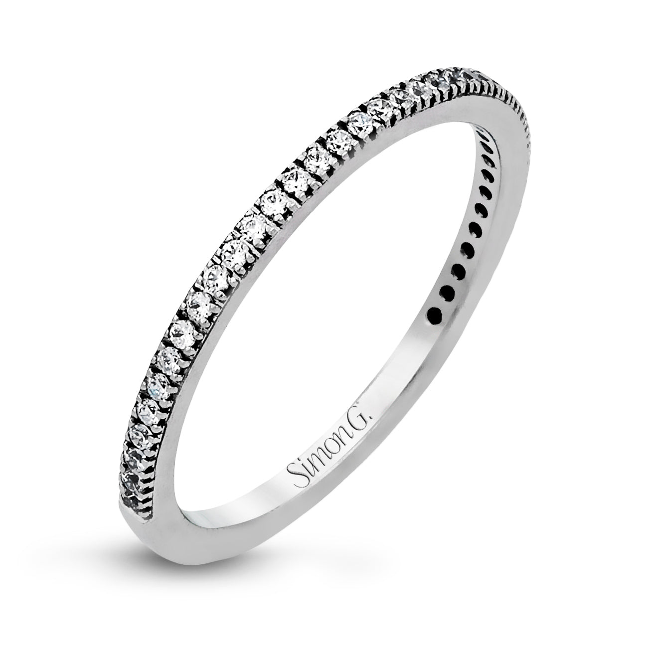 Oval - cut Engagement Ring & Matching Wedding Band in 18k Gold with Diamonds - Simon G. Jewelry