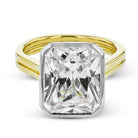 Radiant - cut Engagement Ring in 18k Gold with Diamonds - Simon G. Jewelry