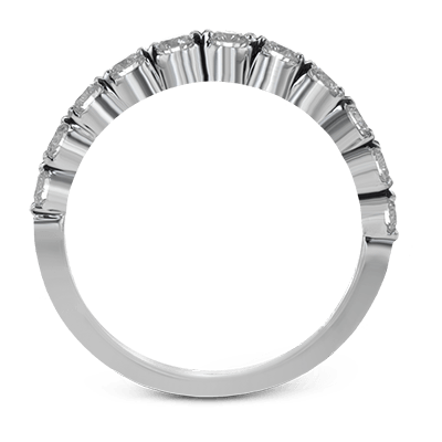 Round - cut Engagement Ring and Matching Wedding Band in 18k Gold with Diamonds - Simon G. Jewelry