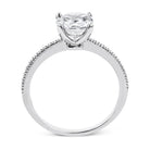 Round - cut Engagement Ring in 18k Gold with Diamonds - Simon G. Jewelry
