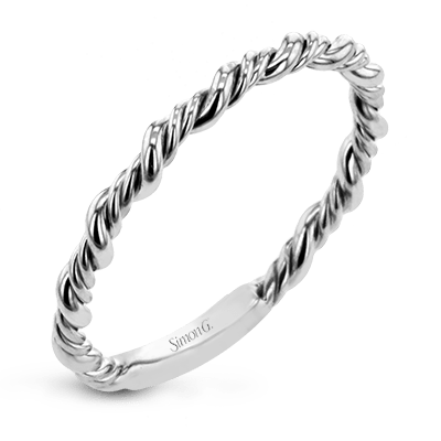 Twist Wedding Set Rings in 18K gold - Simon G. Jewelry