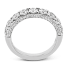 Wedding Band in 18k Gold with Diamonds - Simon G. Jewelry