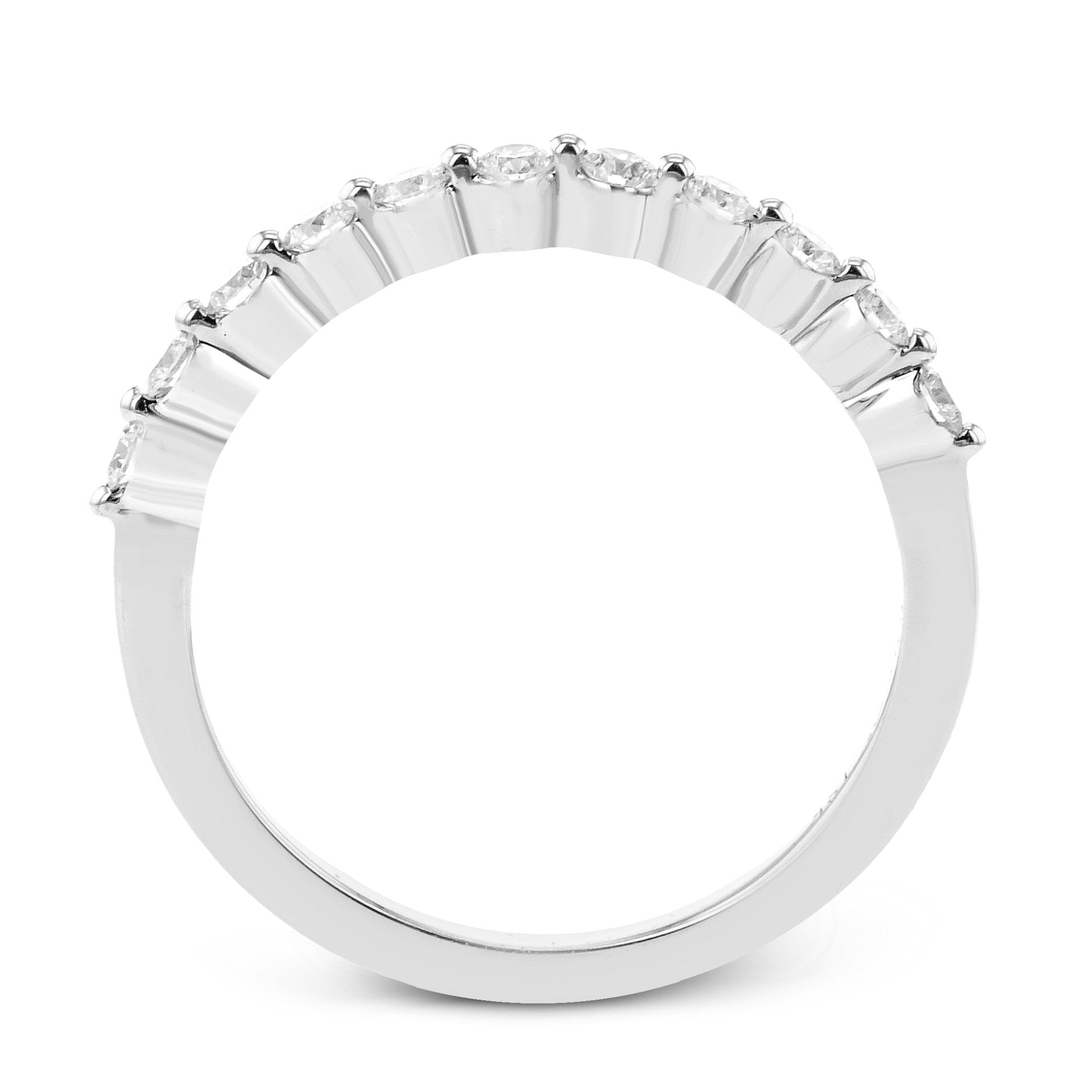 Wedding Band in 18k Gold with Diamonds - Simon G. Jewelry