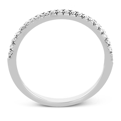 Wedding Band in 18k Gold with Diamonds - Simon G. Jewelry