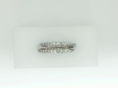 14W 1CTW RBC INSIDE OUT OVAL HOOPS
