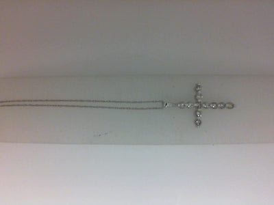 14W 18" 11=1/2CTW RBC CROSS W/ ROPE CHAIN 1.8GR