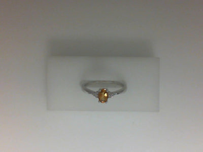 10W 6X4 OVAL CITRINE & 6=.04TW RSC DIAS