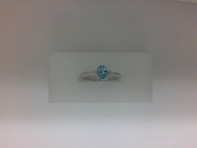 10W 6X4 OVAL BLUE TOPAZ & 6=.04TW RSC DIAS