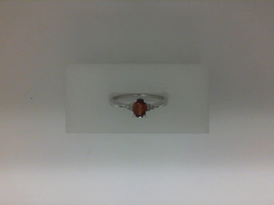 10W 6X4 OVAL GARNET & 6=.04TW RSC