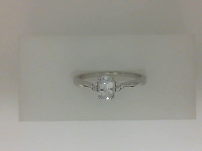 10W 6X4 OVAL WHITE TOPAZ & 6=.04RSC DIAS