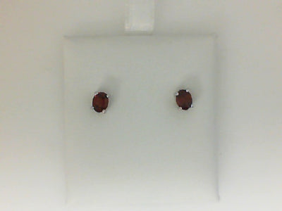 14W 2=7/8TW OVAL GARNET STUDS