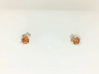 14W 3MM ROUND CITRINE STUDS (NOV)
