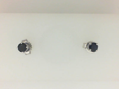 14W 3MM ROUND BLUE SAPPHIRE STUDS (SEPT)