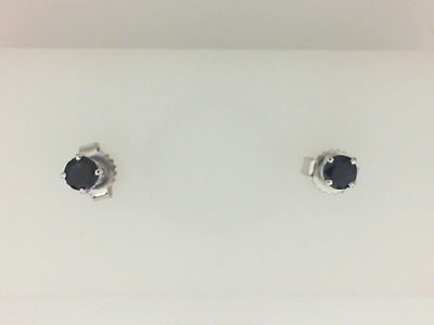 14W 3MM ROUND BLUE SAPPHIRE STUDS (SEPT)
