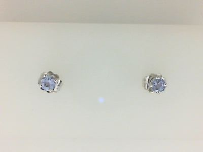 14W 3MM ROUND TANZANITE STUDS (JUNE)