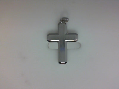 SS GEOMETRIC CROSS PENDANT