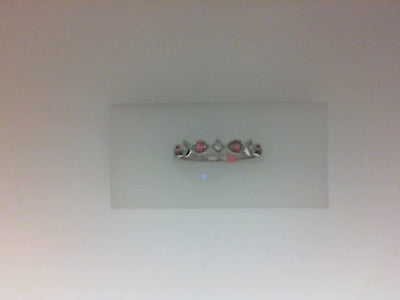 10W 4=1/6TW RND PINK TOURMALINE & 3=1/20TW RBC STACKABLE 1.6GR