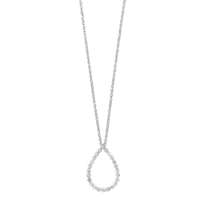 14W 18" 24=1/4TW RBC SINGLE PRONG PEAR PEND W/ CHAIN