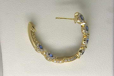 Colored Stone Earring