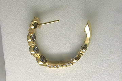 Colored Stone Earring