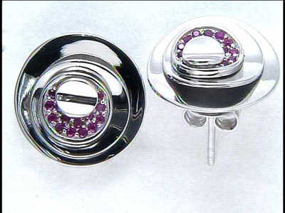 Colored Stone Earring