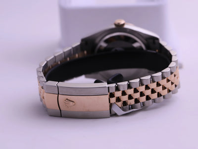 ROLEX PRE-OWNED 36MM DATEJUST SS CASE 18RG FLUTED BEZEL