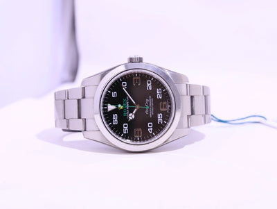 ROLEX PRE-OWNED 40MM ROLEX AIR KING SS SMOOTH BEZEL OYSTER