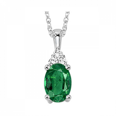 10W 18" 6X4 OVAL EMERALD & 3=.03TW RSC DIAS