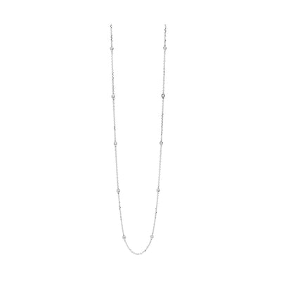 14Kt White Gold Diamond 1/4Ctw Necklace