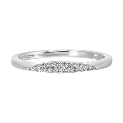 14Kt White Gold Diamond 1/12Ctw Ring