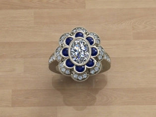 Custom jewelry piece by Peter Franklin