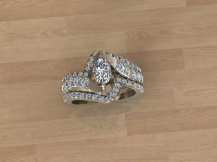 Custom jewelry piece by Peter Franklin