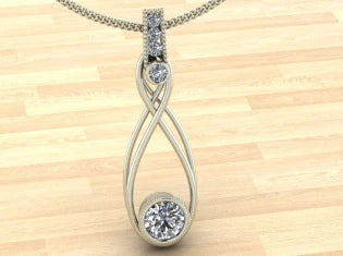 Custom jewelry piece by Peter Franklin