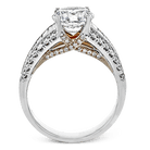 Engagement Ring in 18k Gold with Diamonds - Simon G. Jewelry