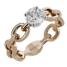 Engagement Ring in 18k Gold with Diamonds - Simon G. Jewelry