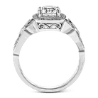 Engagement Ring in 18k Gold with Diamonds - Simon G. Jewelry