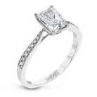 Engagement Ring in 18k Gold with Diamonds - Simon G. Jewelry