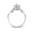 Marquise - Cut Criss - Cross Engagement Ring In 18k Gold With Diamonds - Simon G. Jewelry