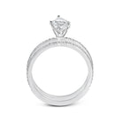 Marquise - cut Engagement Ring & Matching Wedding Band in 18k Gold with Diamonds - Simon G. Jewelry