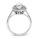 Pear - Cut Double - Halo Engagement Ring In 18k Gold With Diamonds - Simon G. Jewelry
