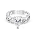 Pear - Cut Engagement Ring In 18k Gold With Diamonds - Simon G. Jewelry