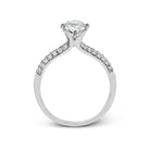 Pear - cut Engagement Ring & Matching Wedding Band in 18k Gold with Diamonds - Simon G. Jewelry