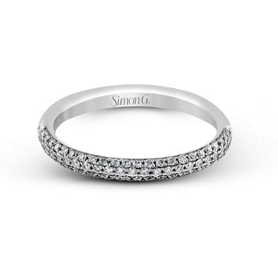 Pear - cut Engagement Ring & Matching Wedding Band in 18k Gold with Diamonds - Simon G. Jewelry