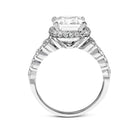Princess - Cut Double - Halo Engagement Ring In 18k Gold With Diamonds - Simon G. Jewelry