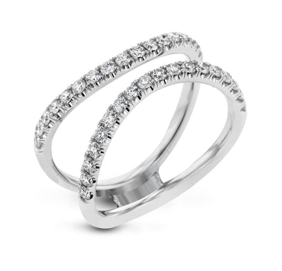 Princess - cut Engagement Ring & Matching Wedding Band in 18k Gold with Diamonds - Simon G. Jewelry