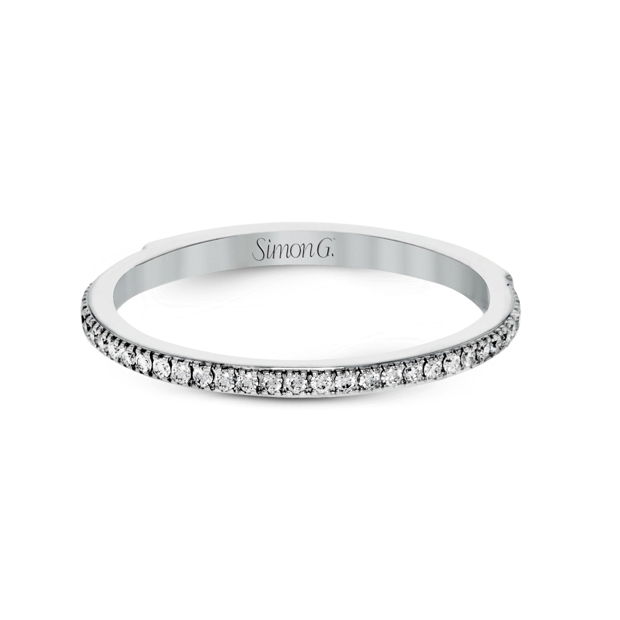 Princess - cut Engagement Ring & Matching Wedding Band in 18k Gold with Diamonds - Simon G. Jewelry