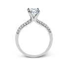 Princess - cut Engagement Ring & Matching Wedding Band in 18k Gold with Diamonds - Simon G. Jewelry
