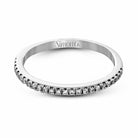 Round - cut Double - Halo Engagement Ring & Matching Wedding Band in 18k Gold with Diamonds - Simon G. Jewelry